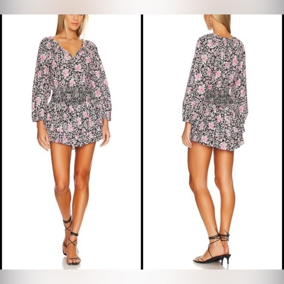 LOVESHACKFANCY Netra Dress in Raspberry Spice Latte - Picture 4 of 8